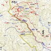 キャッスル〜荒地山ボルダー〜道畦谷北尾根〜左俣〜城山