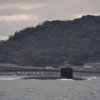 関門海峡に潜水艦