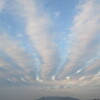 秋の空、海、山に見蕩れて