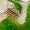 灯台の小高い丘　階段作り