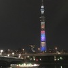 【夜景】東京スカイツリーのライトアップがとてもキレイでした！