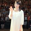 ななみちゃんが、試写会で笑顔