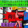 人殺しの立憲民主党のボクサーが減税パンチで削除を行い日本人を殺すアニメーション（４）北海道編