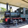 伊予鉄道1号機と客車レプリカ　梅津寺公園