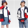 オーバーサイズ バックフラッグ カーディガン、カラーブロック クロップド カーディガン | TOMMY HILFIGER(トミー ヒルフィガー)