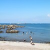 森戸神社裏の海