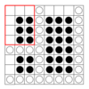 AtCoder ABC 179 F - Simplified Reversi (青色, 600 点)