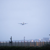 成田空港定点観測　2021-04-17 夜 雨