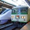 E657系と185系並び（東京駅）