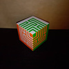 ルービックキューブで模様を作りました！　Rubik's Cube art design