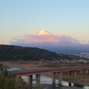 静岡・雪富士山の夕景・1,27
