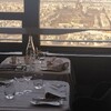 パリ56階で食事　エッフェル塔を見ながら
