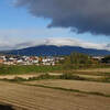 今朝の安達太良（雪が見えています・・・）