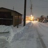 雪が続いています。