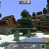 スマホ【統合版(PE)】マイクラ 雪の村発見