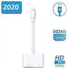 【2020最新IOS13対応 設定不要】iPhone HDMI 変換ケーブル lightning hdmi アダプタ lightning - digital avアダプタ iphone/ipod/ipad hdmi変換ケーブル lighnting ライトニング hdmi 変換ケーブル iphone テレビ 接続ケーブル 大画面 音声同期出力 hdmi 変換アダプター (13, white)