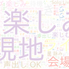 　Twitterキーワード[#ぎらぎらほしまち]　01/28_18:00から60分のつぶやき雲