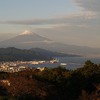 雪の富士山！