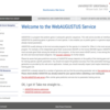 AUGUSTUSの訓練と遺伝子予測のためのウェブサービス WebAUGUSTUS