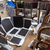 キャンバスの下塗り