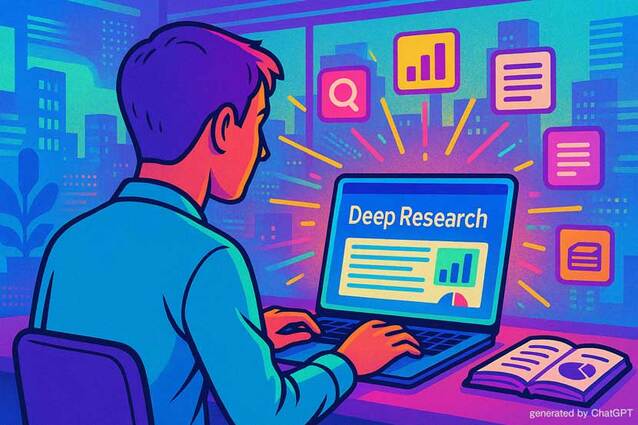 膨大な時間がかかる調査・分析をわずか数分で！ 「Deep Research」でリサーチの常識が変わる