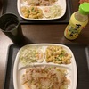 豚と白菜の蒸し焼き、マカロニ、キャベツ＆ゆで卵