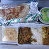 【機内食】キャセイパシフィック航空のインディアンベジタリアンミール、カレー好きには最高！