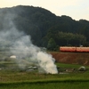 野焼きと小湊鉄道