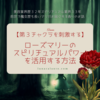 【第６チャクラを刺激する】ローズマリーのスピリチュアルパワーを活用する方法