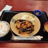 西川口の「伯爵邸」で豚肉となすのスタミナ炒め定食を食べました🐷