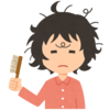 寝癖のフリーイラスト素材