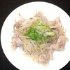 電子レンジで豚バラ肉の簡単料理！【豚バラもやしのポン酢漬け】