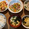 オープンオムレツの晩ご飯