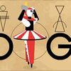 Googleのロゴ．．オスカー・シュレンマー 生誕130周年