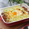 ぐんまの旬を味わう！トースターでこんがり仕上げ♪キャベツの巣ごもり卵焼きカレー｜ぐんまクッキングアンバサダーvol.11