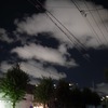 夜空の雲