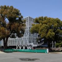現況・熊本城　天守正面