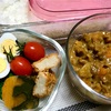 ヨメさん弁当～カレー・カボチャの煮物～