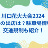 川口花火大会2024屋台の出店は？無料エリアや駐車場情報、交通規制も紹介！