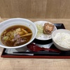 青森県青森市/【青森市ランチ】てんがら食堂さんであごだし醤油らーめんのセットを食べて来ました。