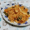 1人暮らし　自炊　「ピリ辛鶏チリ焼きそば」つくってみたよ(^^♪