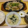 鶏せせりともも肉の定食と転職して1週間