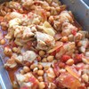 鶏と豆のトマト煮込み