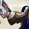 アメリカの「耐え難い束縛と重荷」の下にあるヨーロッパ