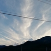 思わず見入った雲　　初ピーマン収穫