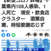 【新型コロナ詳報】千葉県内108人感染、1人死亡　浦安・飲食店クラスター　酒類自粛、時短要請応じず（千葉日報オンライン） - Yahoo!ニュース