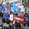 摩訶不思議　毎日新聞が北京五輪に抗議するデモを　伝えています。　いつもは一切報道しないのに？　雪降るかも？？？