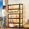 【errtsdb 5層フリップトップディスプレイキャビネット】ホコリ知らずの「見せる収納」でコレクションが一変する魔法！