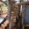 雨の日には薪割りを　chopping the wood on the rainy day