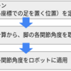 静歩行動作の実装 [ヒューマノイド動歩行]